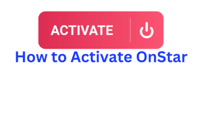 how to activate onstar